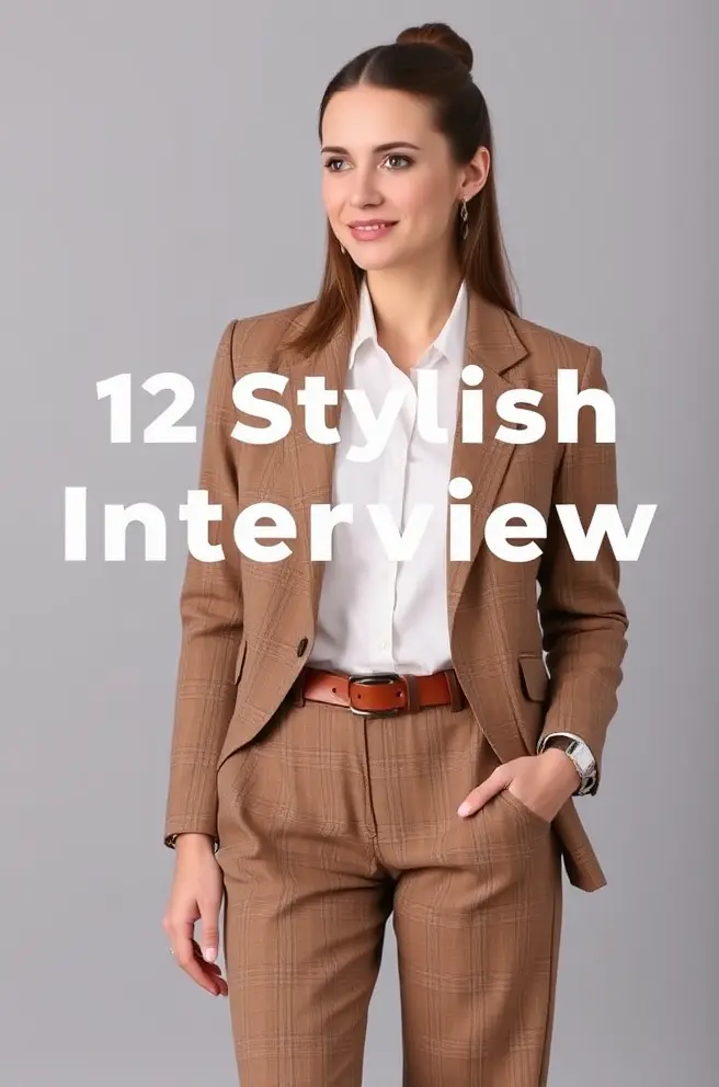 12 Stylish Interview Outfit Idea for Women to Impress Your Future Employers