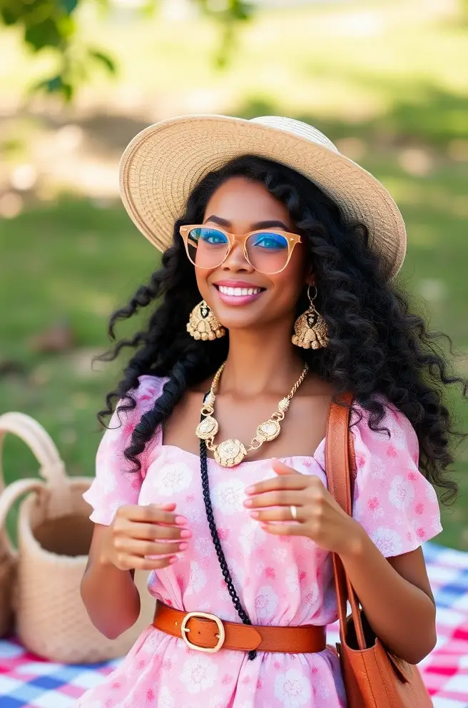 Barbie Outfit Idea for a Chic Summer Picnic