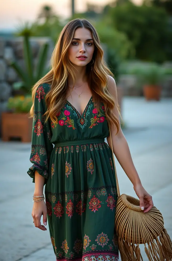 Bohemian Dress to Impress Outfit Inspo for a Casual Day Out