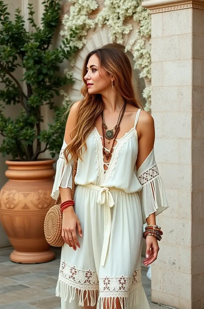 Bohemian Greek Mythology Outfit Inspo for Casual Outings