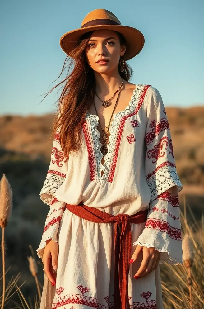 Bohemian Medieval Outfit Idea for a Relaxed Vibe