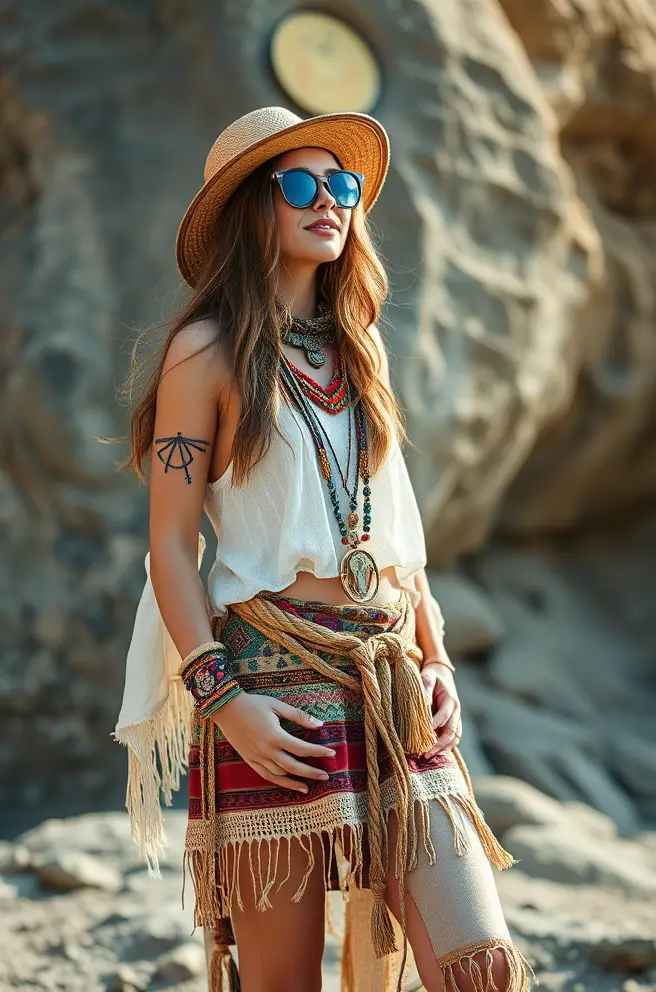 Bohemian Rave Outfit Style for the Free-Spirited Explorer