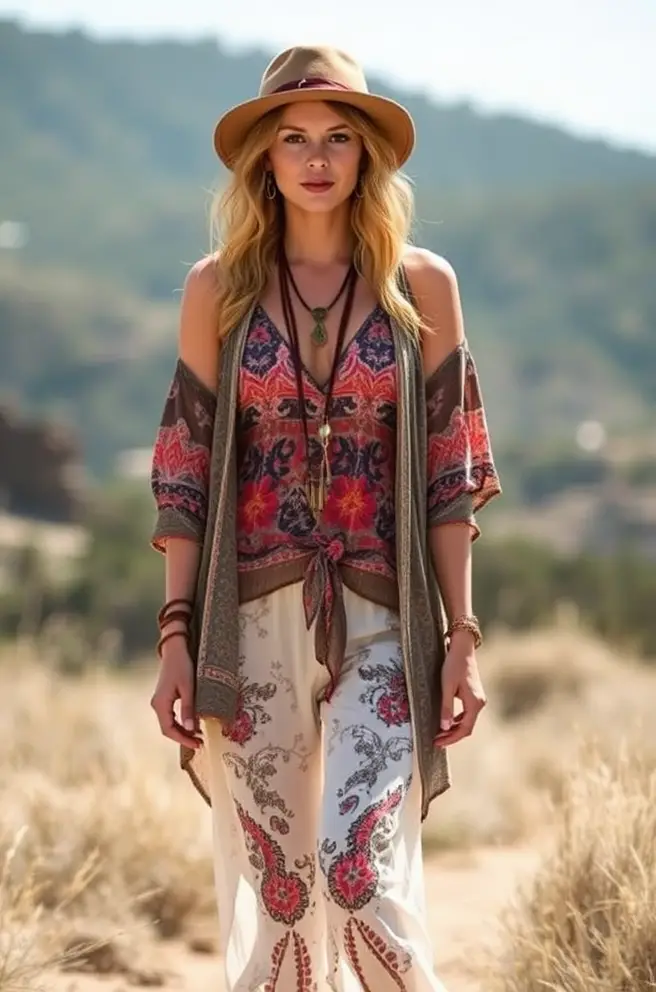 Bohemian Taylor Swift outfit styles for a carefree look