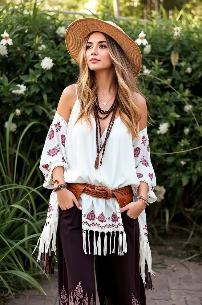 Boho-Inspired Women Outfit Looks to Embrace Your Free Spirit