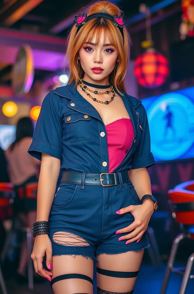 Bold Gacha Club Outfit Vision for Adventurous Female Characters