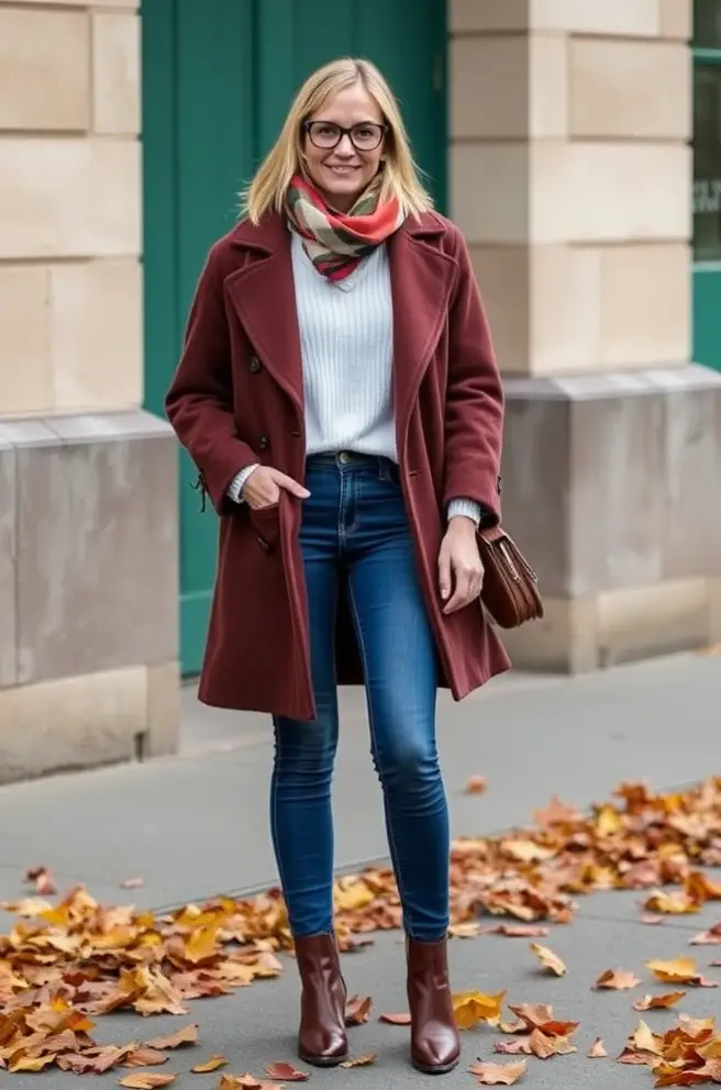 Bold and Colorful Fall Outfit Ideas for Women to Stand Out