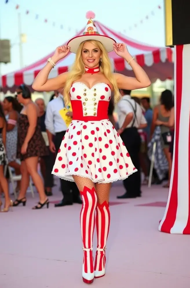 Britney Spears Outfits: Playful Circus-Themed Outfit Inspo for Trendy Events