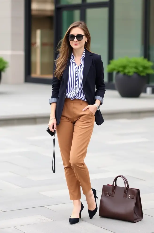 Casual Work Outfit for Women to Look Effortlessly Stylish