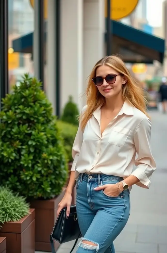 Chic Casual Outfit Inspirations for Women for a Day Out in the City