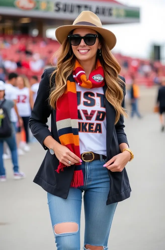 Chic Game Day Outfit Inspirations for the Stylish Fan