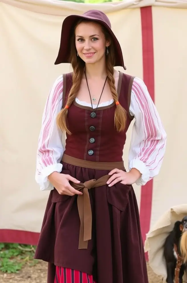 Chic and Comfortable Ren Faire Outfit Idea for All-Day Fun