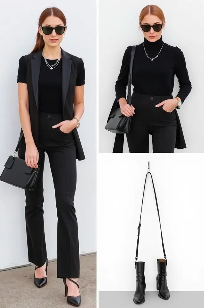 Classic Black Outfit Inspiration for Timeless Fashion