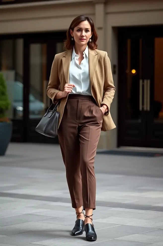 Classic Work Outfit for Women to Achieve Timeless Elegance