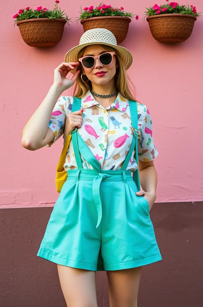 Colorful Preppy Outfits Aesthetic Outfit Idea for a Fun Twist