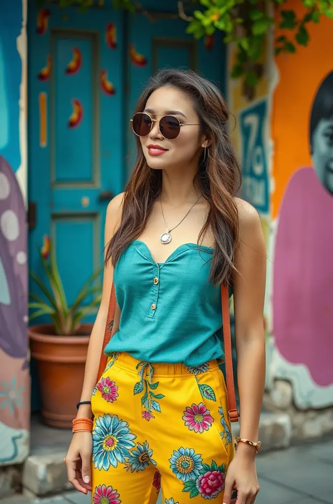 Colorful Summer Outfit Inspo for Artsy Days Out