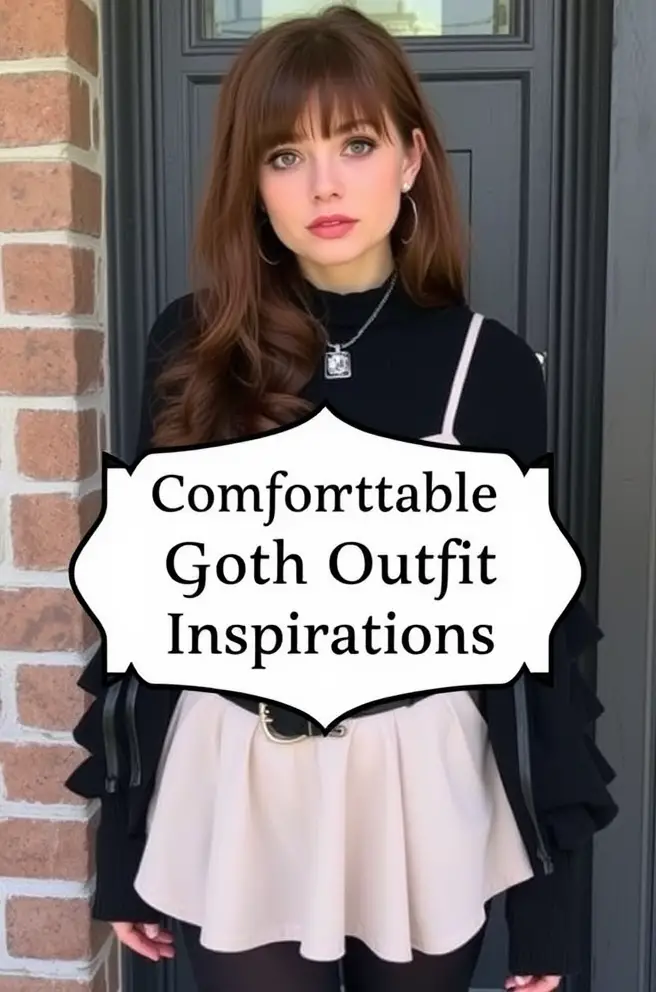 Comfortable Goth Outfit Inspirations for Everyday Wear