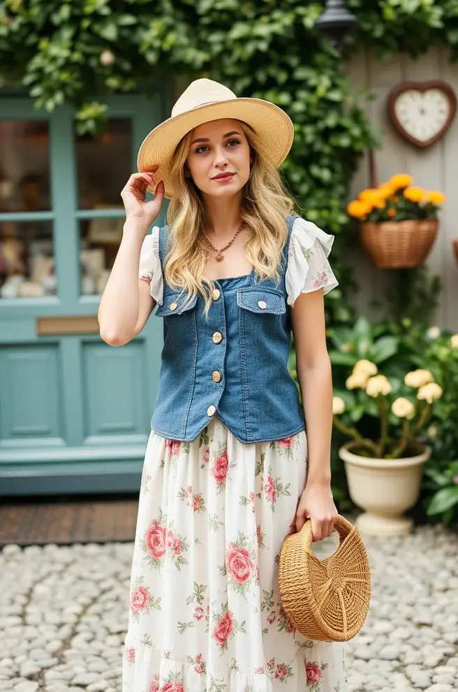 Cottagecore Fairycore Outfit Idea to Channel Vintage Vibes