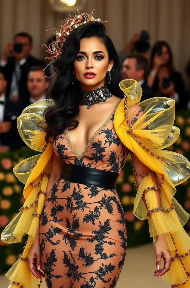 Dramatic Met Gala Outfit Design to Capture Attention