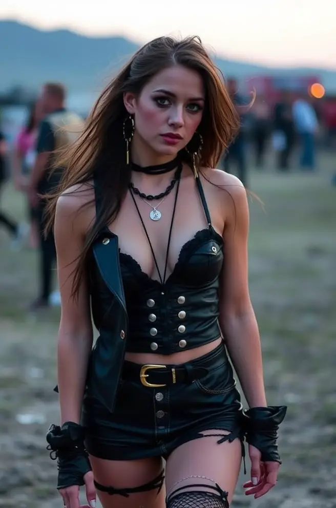 Edgy Bella Swan Outfit Inspiration for a Rock Concert