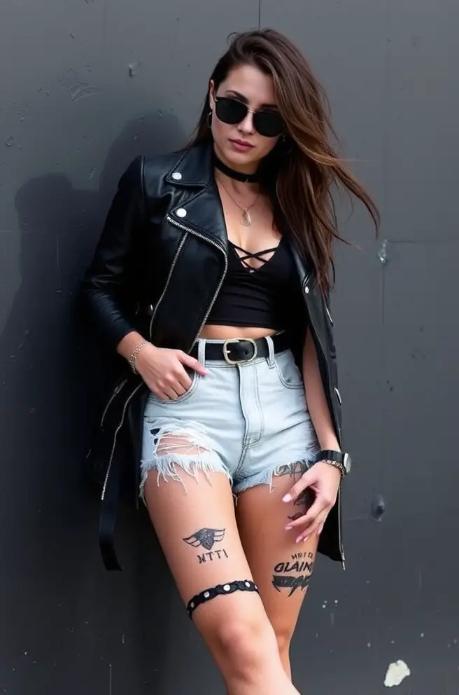 Edgy Selena Outfit Inspirations for a Rocker Chic Style