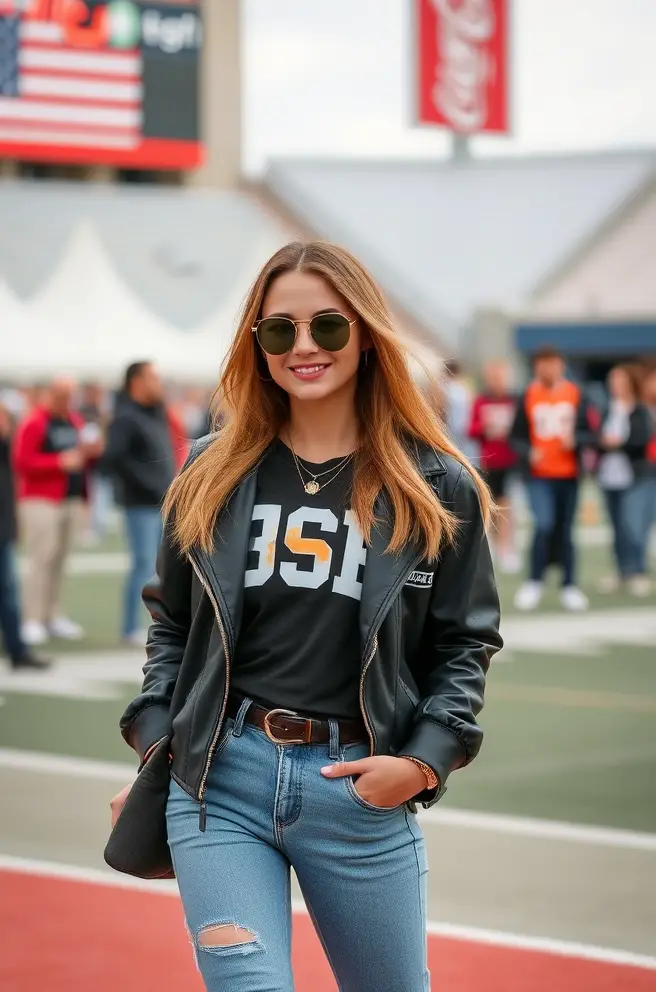 Effortlessly Cool Game Day Outfit Inspo for Women