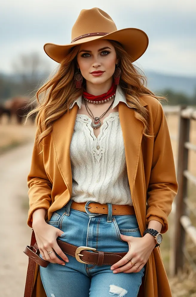 12 Stunning Country Glam Outfits for Women to Try Now