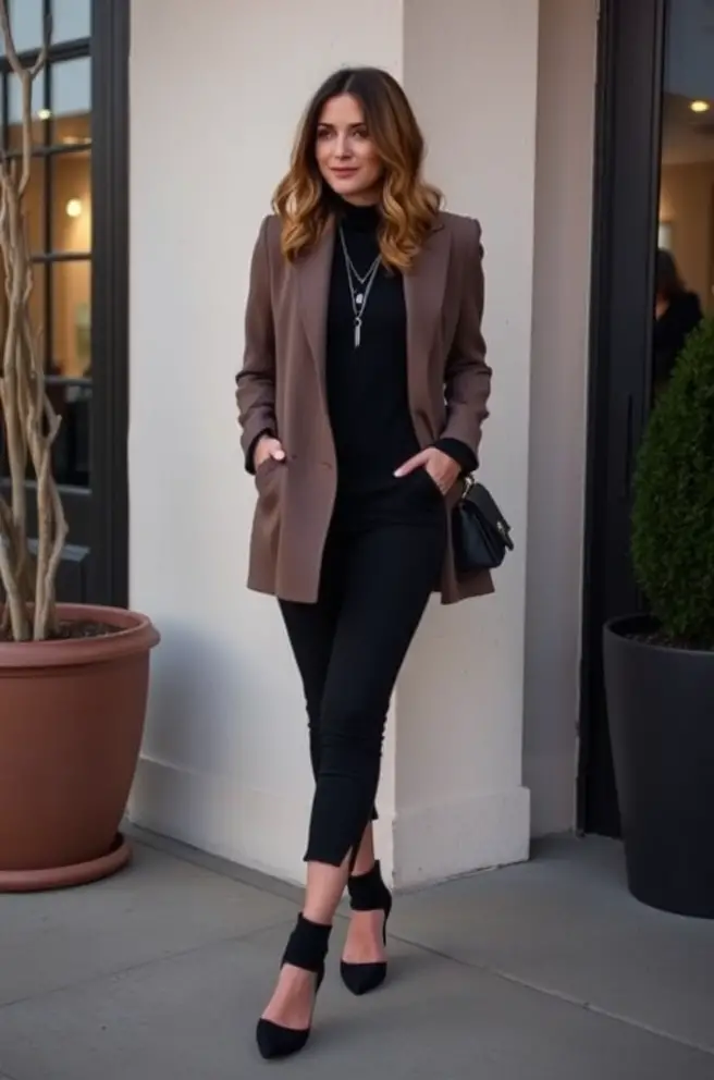 Elegant Evening Fall Outfit Ideas for Women to Impress