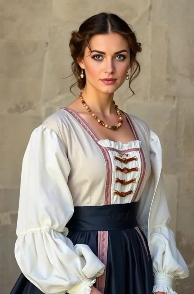 Elegant Renaissance Outfit Idea for Sophisticated Women