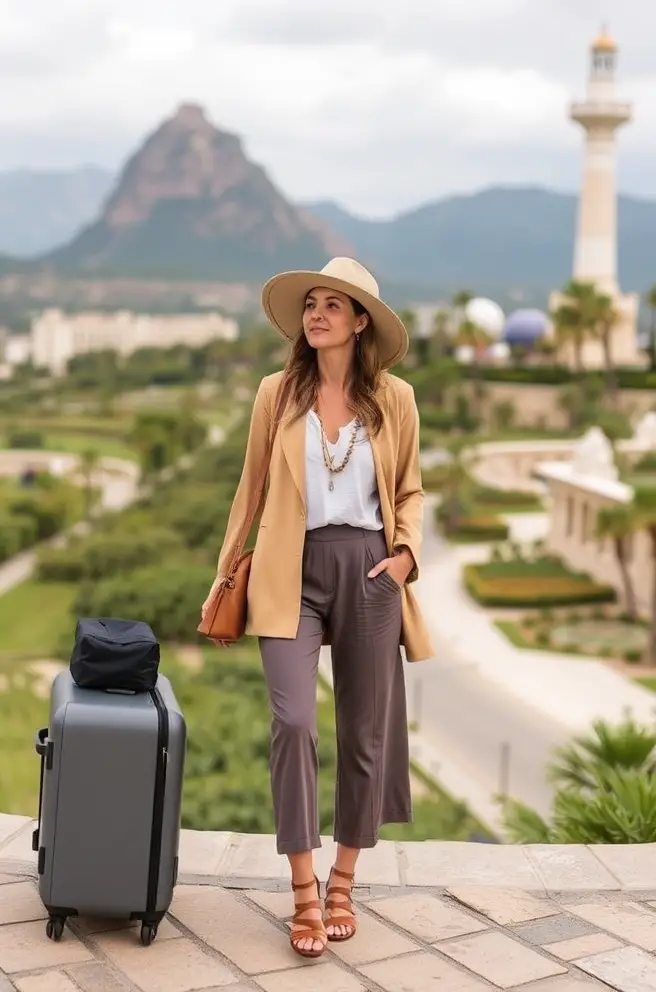 Elegant Travel Outfit Ideas for Women That Make Packing a Breeze