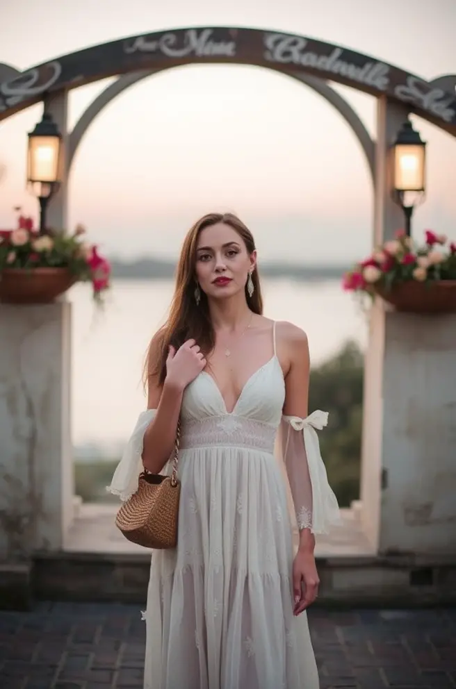 Ethereal Mori Style Outfit Inspiration for a Dreamy Evening Out