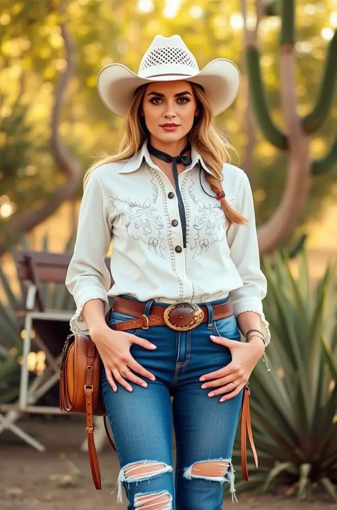 Eye-Catching Western Outfit Designs for Women to Make a Statement