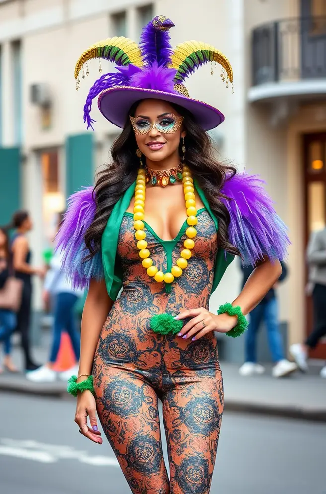 Eye-catching Mardi Gras Outfit Looks that Celebrate the Season