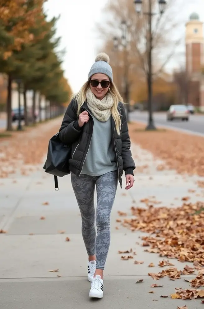 Fall Outfits Women: Sporty Yet Stylish for On-the-Go Days