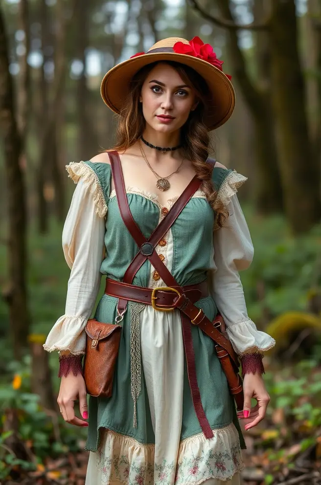 Fantasy Outfit Idea for the Enchanted Forest Explorer