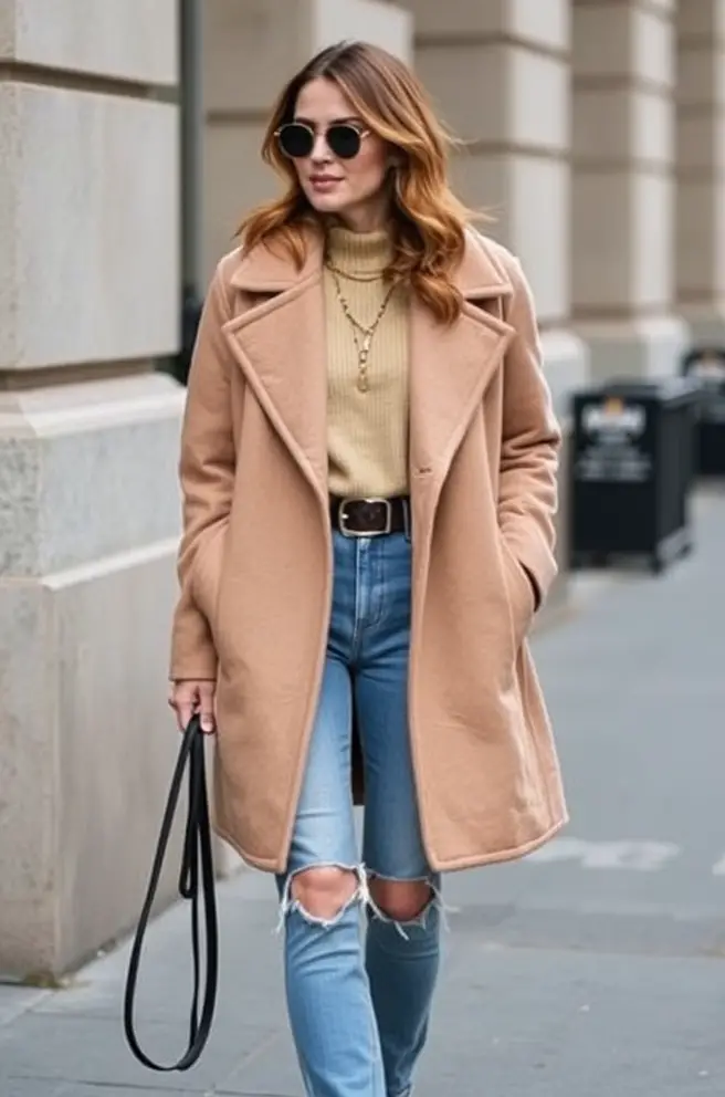 Fashion-Forward Fall Outfits for Women with Statement Coats