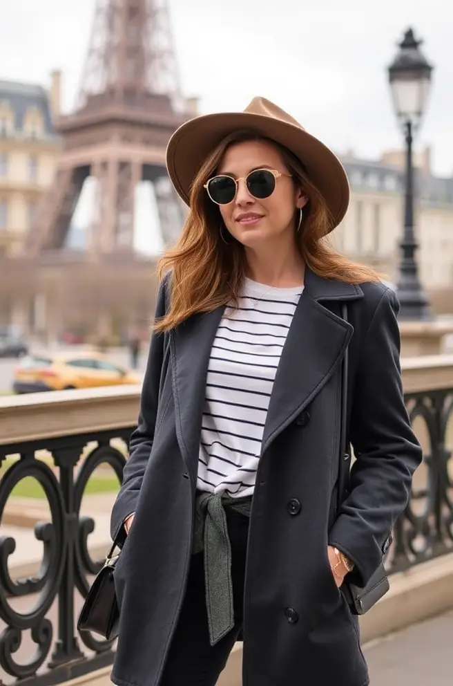 Fashionable Emily in Paris Outfit Idea for Weekend Getaways