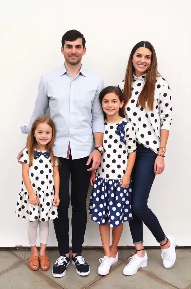 Fashionable Matching Family Outfits for Stylish Women to Elevate Family Photos