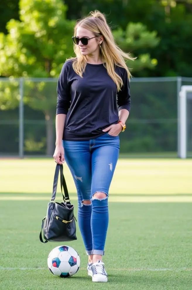 Fashionable Soccer Mom Outfit Ideas to Rock at the Field