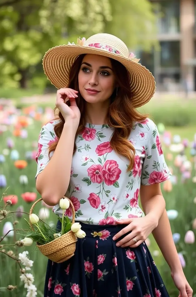 Floral Easter Outfit Inspirations for Women to Embrace Nature’s Beauty