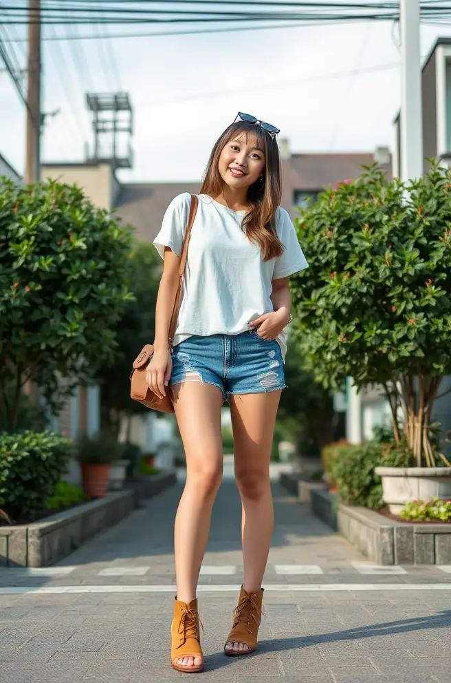 Gyaru Outfit Idea for Effortless Weekend Style