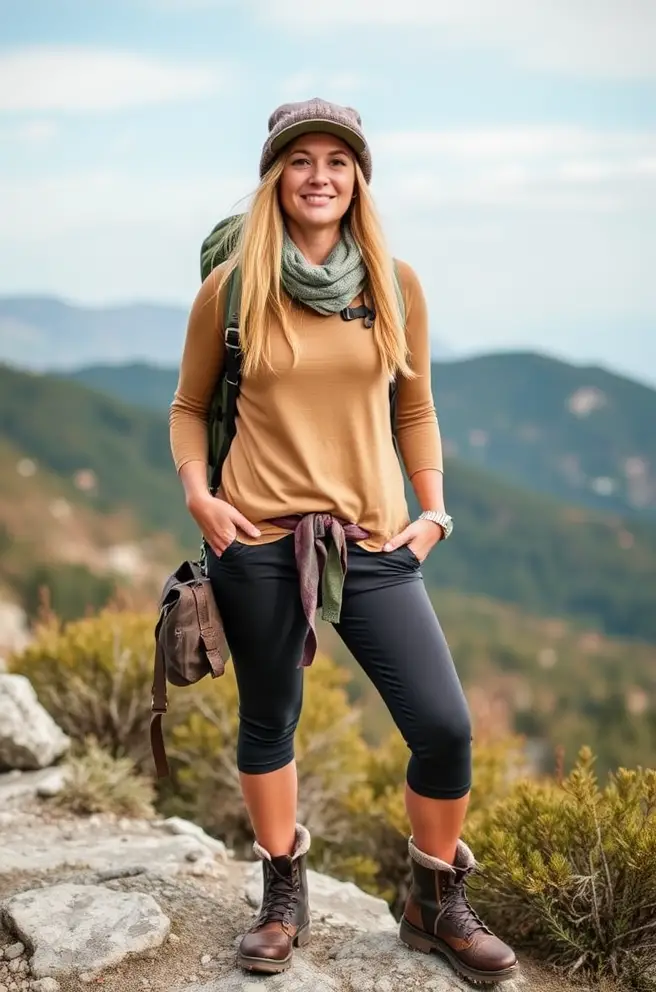 Hiking Outfit Idea for Women That Perfectly Balances Style and Comfort