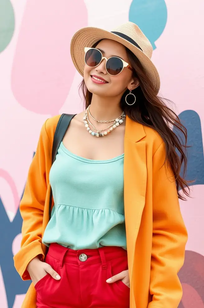 Lively and Colorful Cute Outfit Inspirations for Women