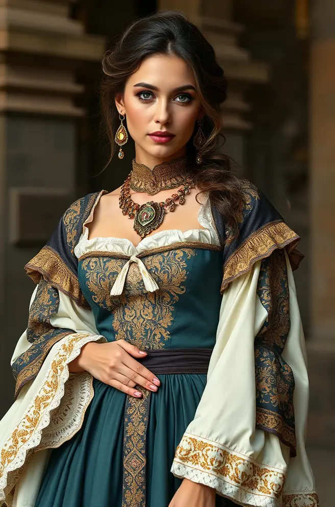 Luxe Renaissance Outfit Choice for a Regal Statement