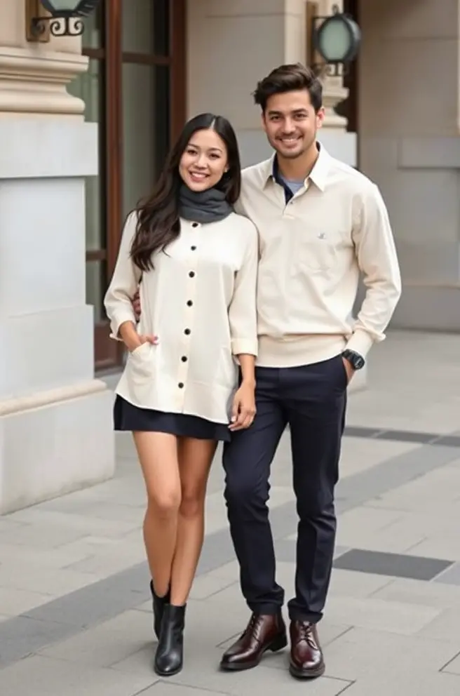 Matching Outfits for Couples: Timeless Classic Look Outfit Idea