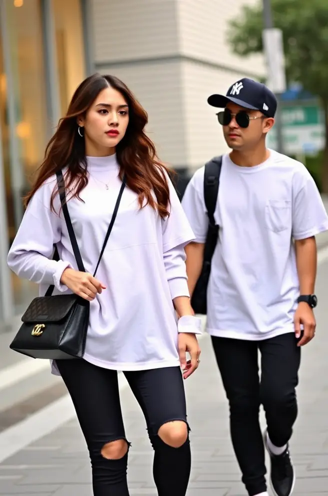 Modern Matching Outfits for Couples: Urban Fashion Outfit Inspo