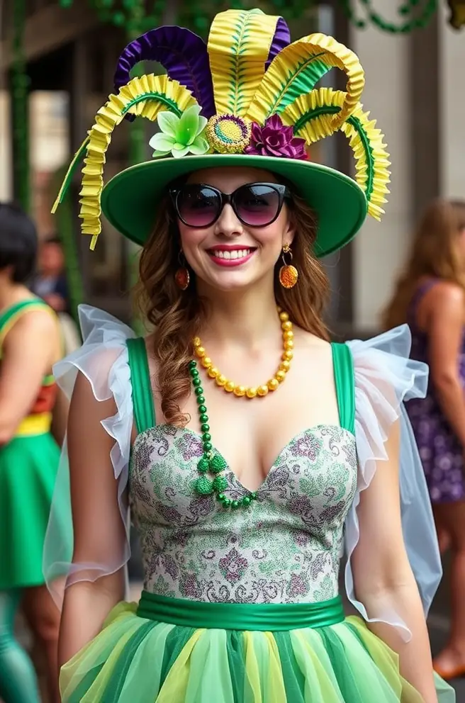 Playful Mardi Gras Outfit Designs for a Spirited Celebration