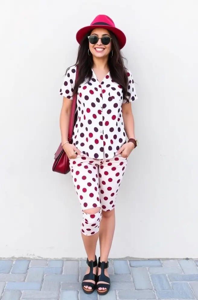 Playful Matching Outfit Idea for a Fun Day Out