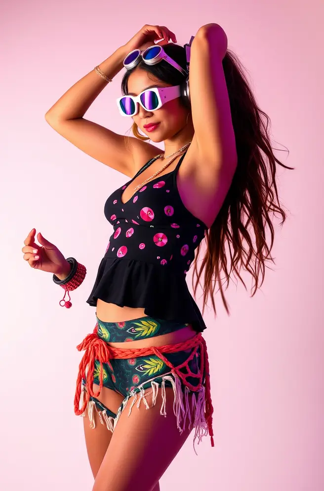 Playful Rave Outfit Design for the Fun-Loving Dancer