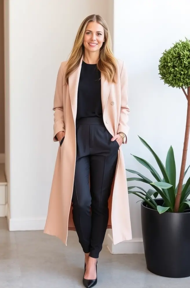 Polished Interview Outfit Idea for Women That Balances Comfort and Style