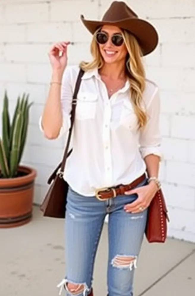 Put-Together Cowgirl Outfit Inspirations for Sunday Brunch